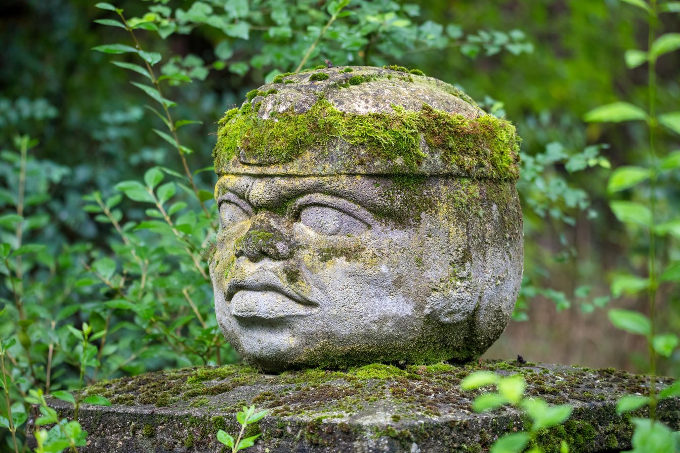 Replica of Olmec Sculpture